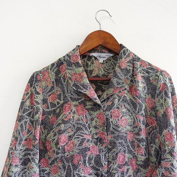 │Slowly│ 霧花/古著襯衫 │vintage.復古.文藝