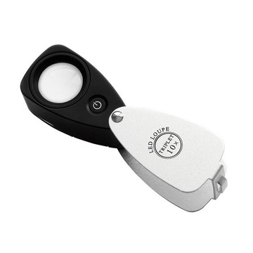 10x/20.5mm Triplet 日本製LED三片式消色差珠寶放大鏡 7016L