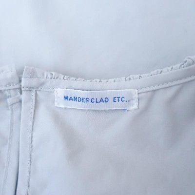 3 ETDEMI別注/定価2.2万】ワンダークラッドエトセトラWanderclad etc..  *ラッフルネックトップ*ONEシャツ(J33-2306-403)【41G32】 | LINEブランドカタログ