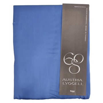 BUHO 布歐 素面文青 雙人加大 - 300織 天絲萊賽爾纖維 台灣製  床包 186 x 180cm +枕套 75 x 45cm  英爵藍  床包 + 枕套 x 2