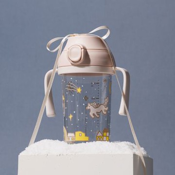MOYUUM 韓國 mov.aa TRITAN彈蓋吸管學飲水杯-吸管杯蓋套件組