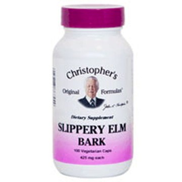 Slippery Elm Bark 100 Vegicaps by Dr. Christophers Formulas