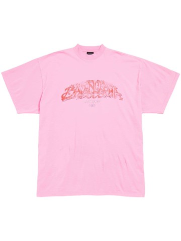Balenciaga - Offshore cotton T-shirt - men - Cotton - 2 - Pink