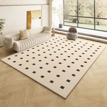 輕奢高級感客廳地毯大面積全鋪家用臥室床邊毯防滑耐臟易打理地毯[DD190109]