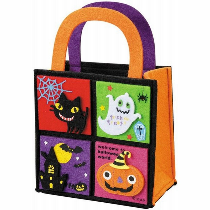 ハロウィン バッグ フォースクエア フェルトトート かわいい Hf 141 グッズ 景品 プレゼント パーティー キッズ 子供 通販 Lineポイント最大0 5 Get Lineショッピング