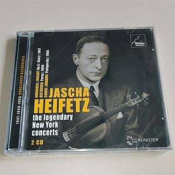 小提琴大師 海菲茲 傳奇紐約現場 Jascha Heifetz 2CD