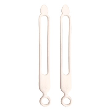 minono 米諾諾 矽膠彈性束線帶 2個  12組  白色