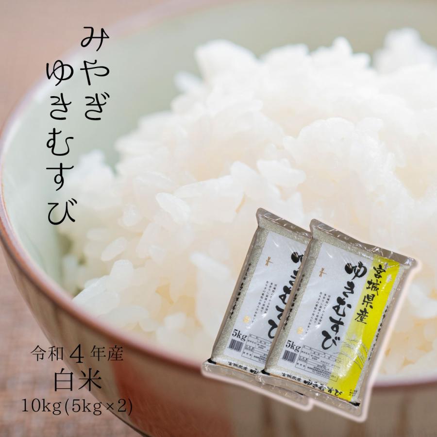 令和5年 宮城県産 ゆきむすび 白米10kg（5kg×2）