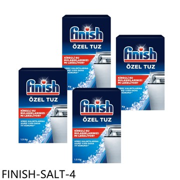 APP下單4%點數★FINISH【FINISH-SALT-4】軟化鹽1.5公斤4入組洗碗機配件