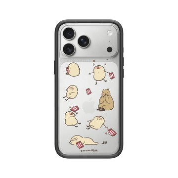 iPhone 17 Pro Max Mod NX -邊框背蓋組合 (相機按鈕) 黑 - 咻咻熊 XiuXiubear - 零食泥泥們
