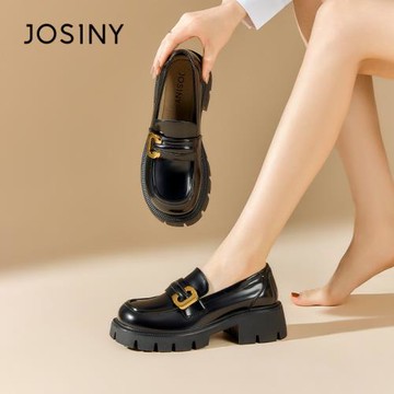 卓詩尼厚底2023年秋季英倫樂福鞋