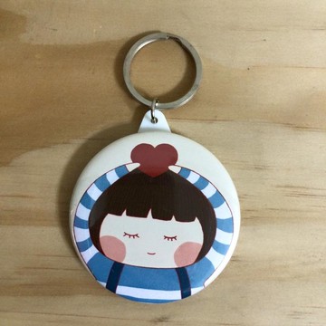 想把最好的祝福都給你 鏡子鑰匙圈 G0004