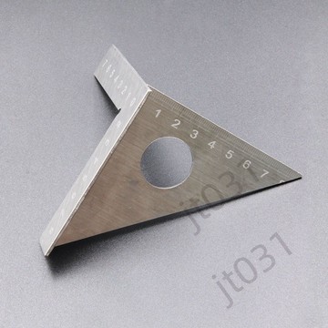 【臺灣上新】 不鏽鋼直角尺三角尺木工工具量具90直角尺裝修多功能尺  優選