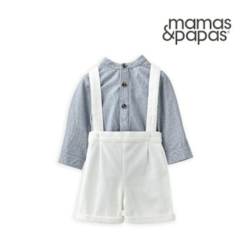 Mamas&Papas 波西-長袖吊帶褲套裝