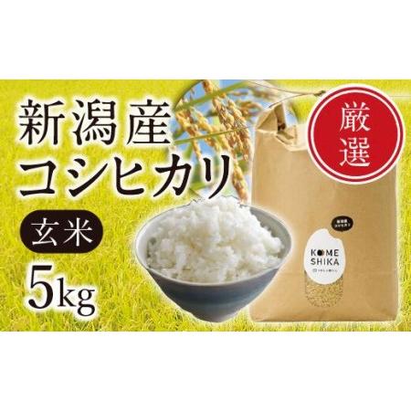 ふるさと納税 新潟産コシヒカリ  玄米5kg 新潟県