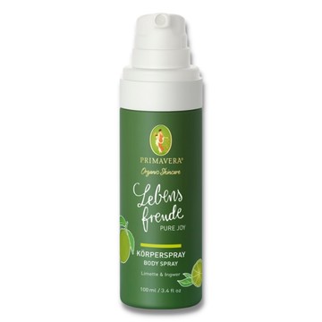 德國 Primavera 生薑青檸爽膚身體噴霧 100ml 清爽 身體噴霧 清新 保濕 生薑 青檸 附發票現貨 ｜滿額領券最高現折$200⚡保養 美妝 品牌香氛 【心心哈德】