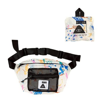 【彩虹】日韓限定 POLER FANNY PACK 可收納網袋腰包 噴漆彩漾