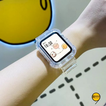 一體運動錶帶 錶帶+保護殼  Apple Watch 11 10 錶帶 9 SE 防水錶帶 42mm 46mm 蘋果錶帶