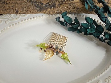 【聖誕禮物】【送禮】盛夏的果實 琉璃水晶髮飾