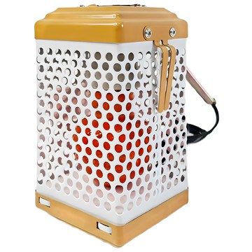 REP PARK 方形陶瓷保暖組含橘色燈泡 50W KW-050-S  白色 + 橘色  1個