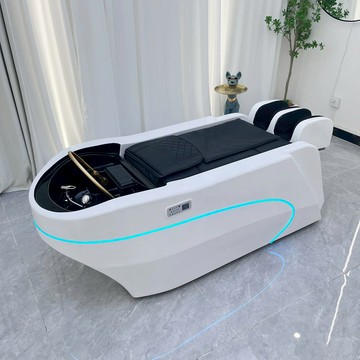 【台灣公司 可打統編】全自動智能按摩洗頭床理發店專用水循環熏蒸頭療沖水床美發美容院