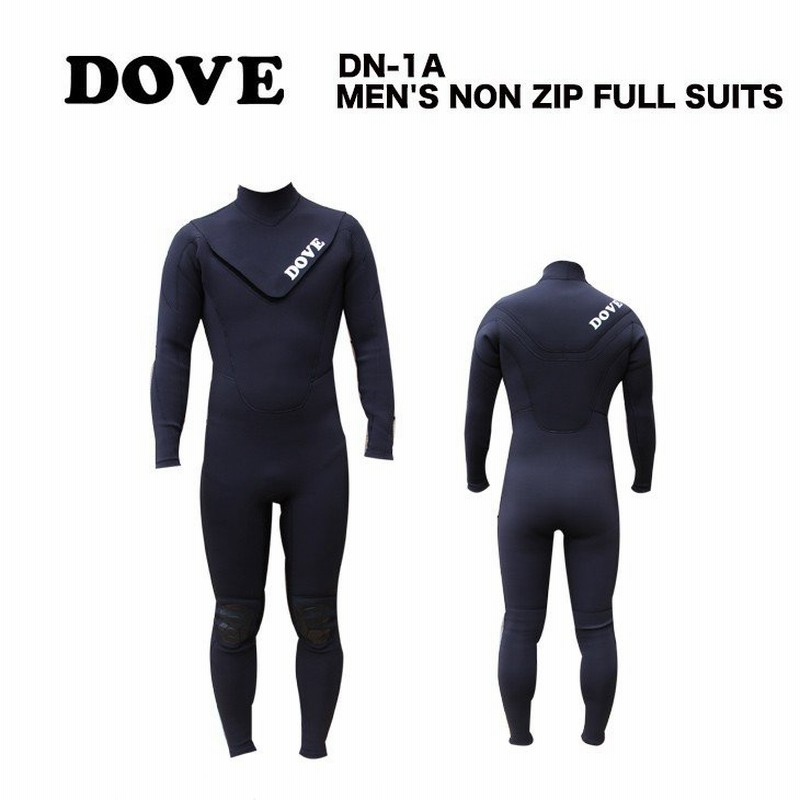 ダブ DOVE ノンジップ シーガル ウェットスーツ 3x2mm Mサイズ