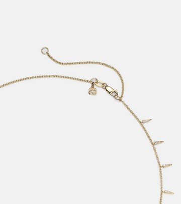 Sydney Evan 14kt gold necklace with diamonds
