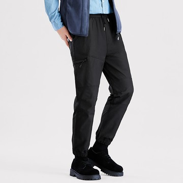 休閒工裝束口褲-男裝