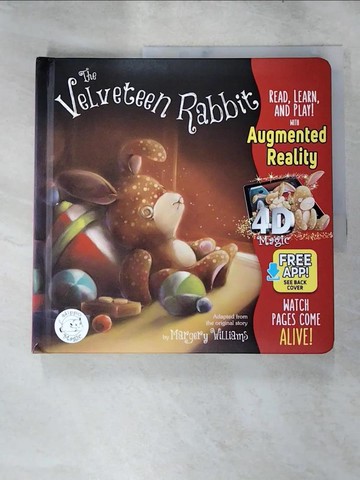【書寶二手書T6／少年童書_SIR】The Velveteen Rabbit: Free Hippo Magic App Included_Bianco, Margery Williams/ Llewjellin, Gar (ILT)