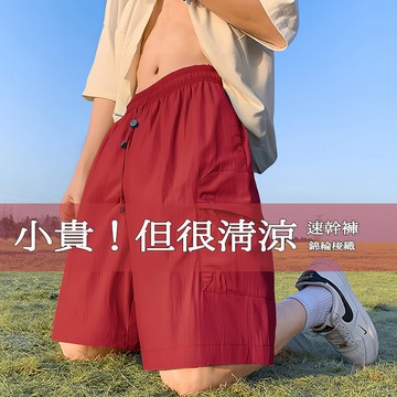 【台灣出貨】冰絲短褲 速幹褲 沙灘褲 休閒褲 夏季薄款運動短褲 寬鬆五分褲 中褲