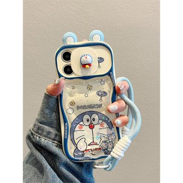 卡巴頓 適用蘋果15手機殼新款iphone16promax小眾帶掛繩手腕14pro男女生13解壓11超好看12流沙減壓15plus新品