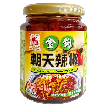 德昌 金鉤朝天辣椒 Chili Shrimp Sauce 精選特級朝天椒  240g  1罐