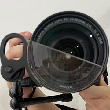 格林爾新品手持半月鏡虛化模糊特效濾鏡攝影攝像單反相機濾鏡