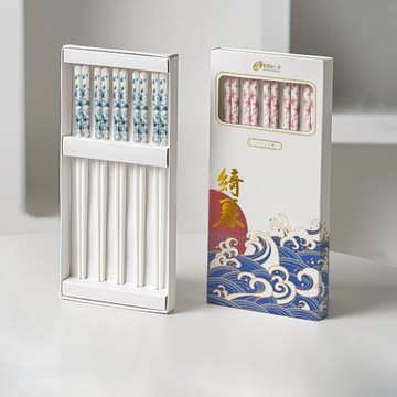 【FUJI-GRACE富士雅麗】景德鎮真陶瓷筷禮盒組 (5雙組)