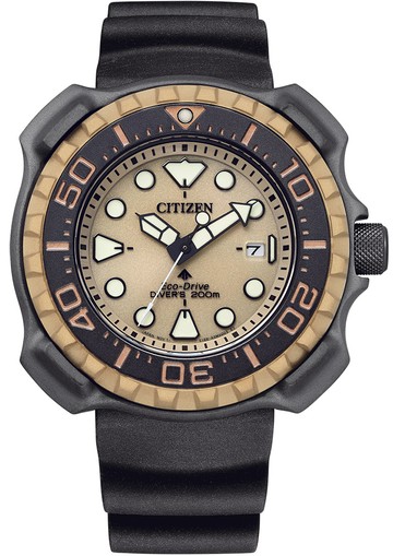 CITIZEN 星辰錶 PROMASTER 鈦 1982年復刻版光動能潛水錶(BN0226-10P)-45mm-米色面膠帶【刷卡回饋 分期0利率】【APP下單點數13倍送】