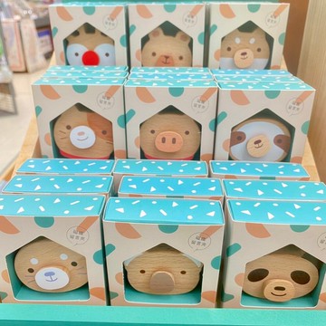 動物造型磁鐵留言夾 原木動物磁鐵 辦公小物 原木留言夾 原木造型磁鐵 遊木時光 TR台灣鐵道