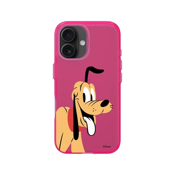 iPhone 16 Clear 粉漾桃 - 迪士尼-米奇 Mickey - Look at the camera-布魯托