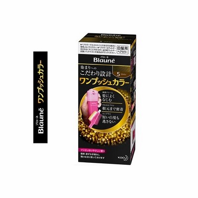 ブローネ ワンプッシュカラー 5- ブラウン 80g ＊医薬部外品 花王 Blaune