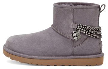 WMNS UGG CLASSIC MINI CHAINS PURPLE GREY