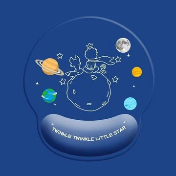 🌊臺灣出貨丨卡通護腕鼠標墊女生ins風手腕小王子辦公鍵盤手託橡膠可愛鼠標墊