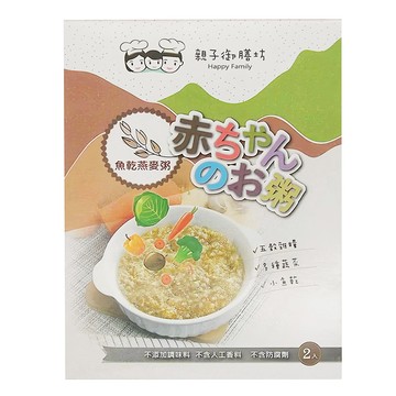 Happy Family 親子御膳坊 魚乾燕麥寶寶粥 2包  300g  1盒