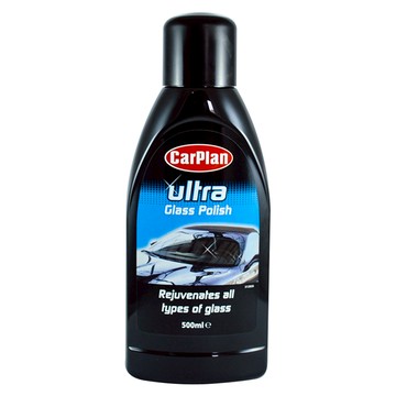 CarPlan 卡派爾 Ultra 玻璃拋光劑 500ml 去除油膜水痕 深度清潔  1瓶