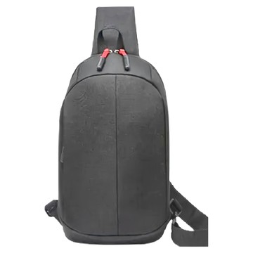 FANCY LIFE 潮流斜背胸包  黑色  31x10x17cm