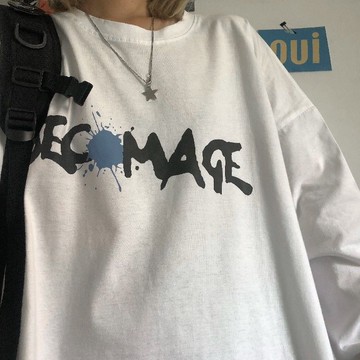 衛衣長袖T恤女韓版寬松服潮流純棉打底衫時尚百搭上衣秋季新款