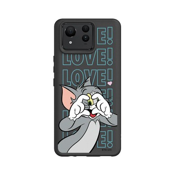 Zenfone 11 Ultra SolidSuit 黑 - 湯姆貓與傑利鼠 Tom and Jerry - 湯姆貓愛心