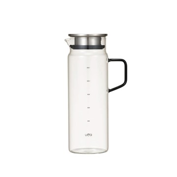 CB JAPAN 日本耐熱玻璃附把水壺-1400ml 帶濾網 麥茶壺 泡茶壺
