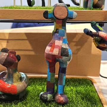 【手工雕塑】無臂猴 雕塑工藝品 編號 NO.10