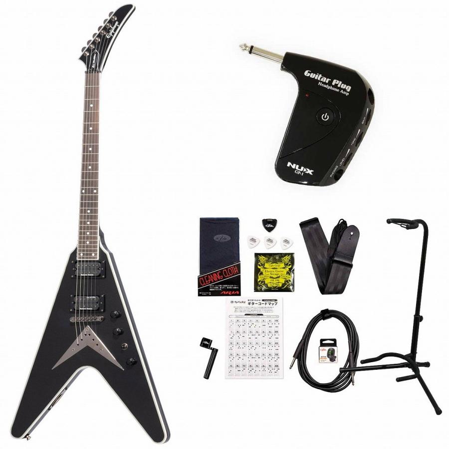 Epiphone   Dave Mustaine Flying V Custom Black Metallic GP-1アンプ付属エレキギター初心者セット(YRK)