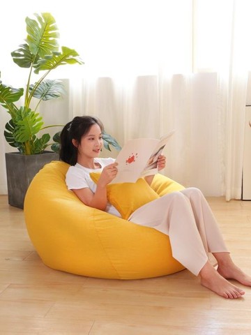 懶人沙發 懶人沙發豆袋客廳陽台躺椅網紅簡約單人小戶型臥室可拆洗榻榻米 宜品居家