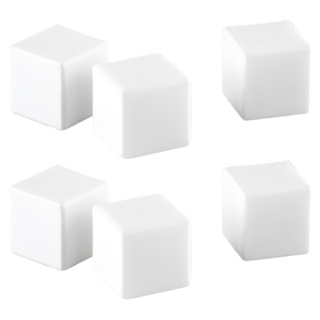 GHIDINI 陶製威士忌冰石  6個  白色